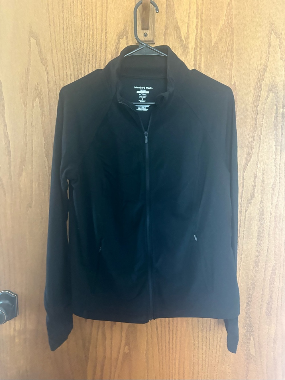 Member's Mark Black Full-Zip Utility Jacket for Women